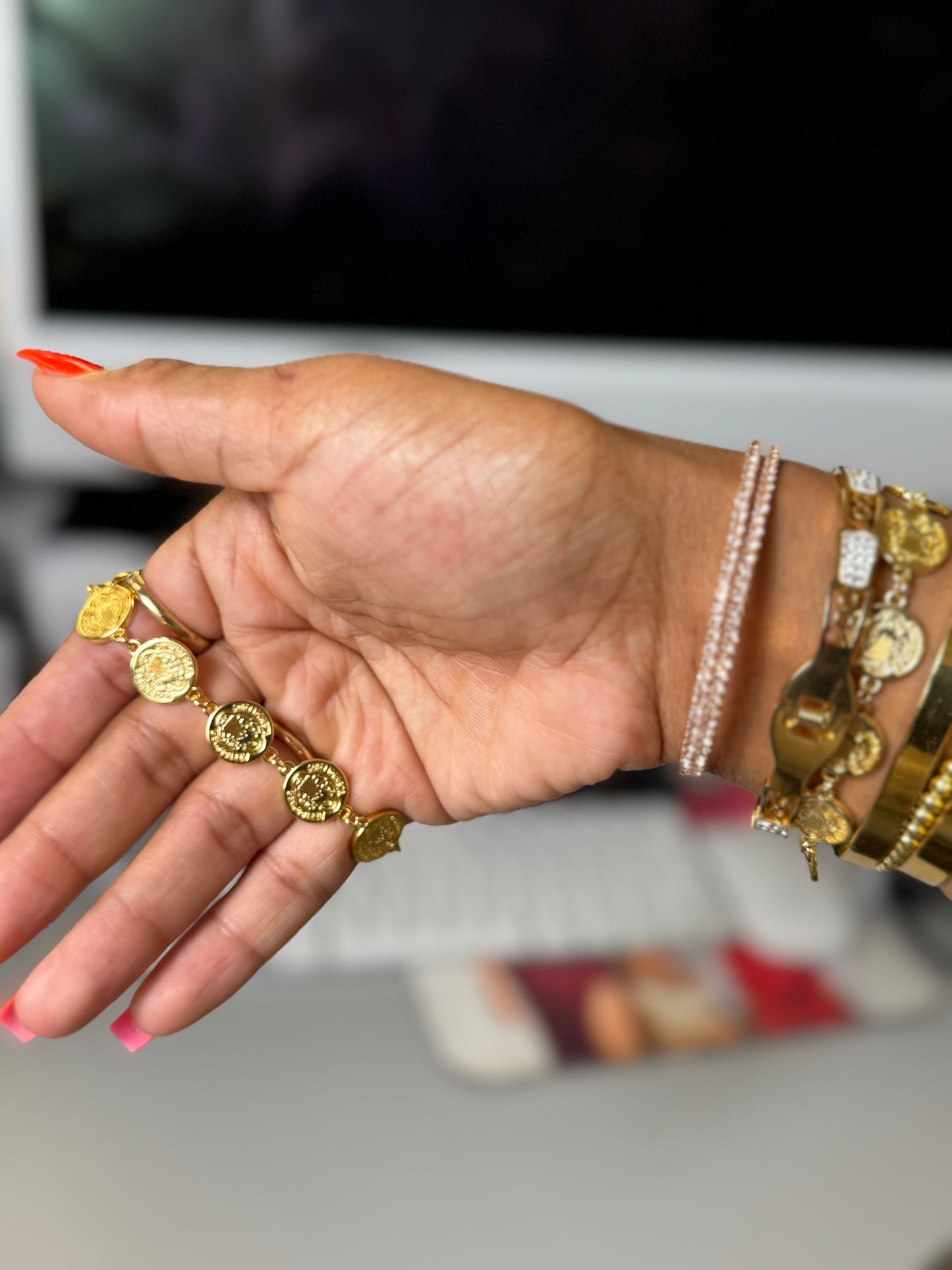 Vintage Coin Bracelet