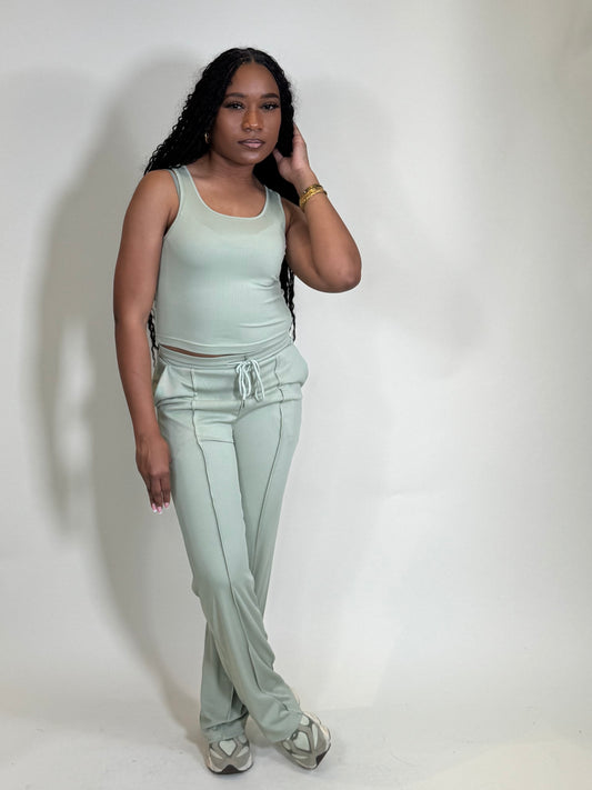 Chase Your Dreams Two Piece Tank Top Pants Set