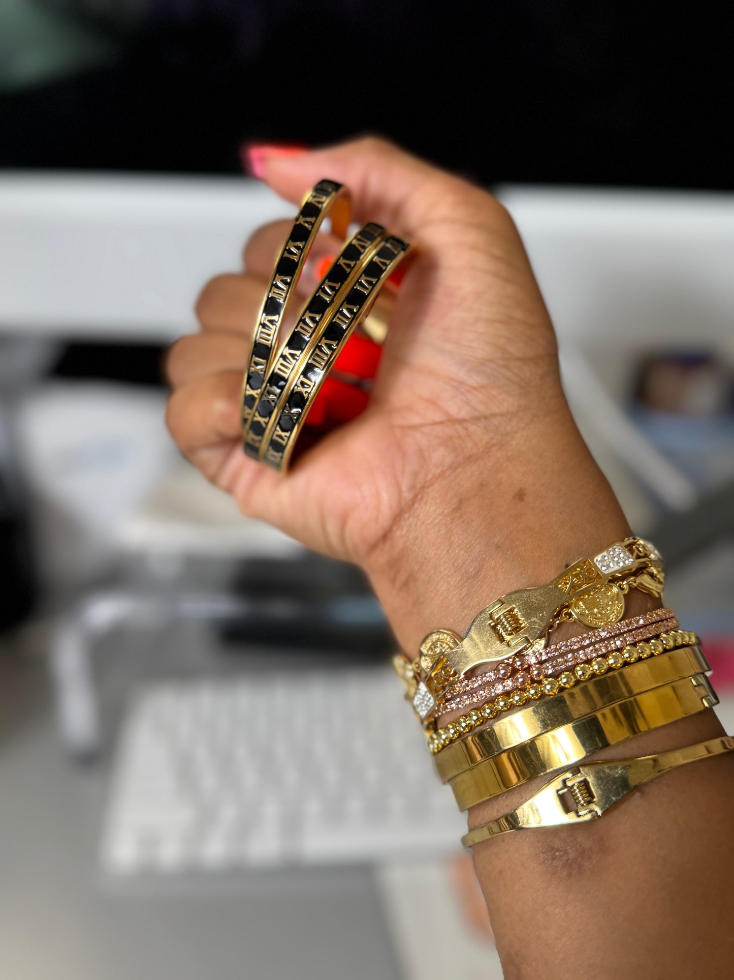 Roman Numeral Bangle