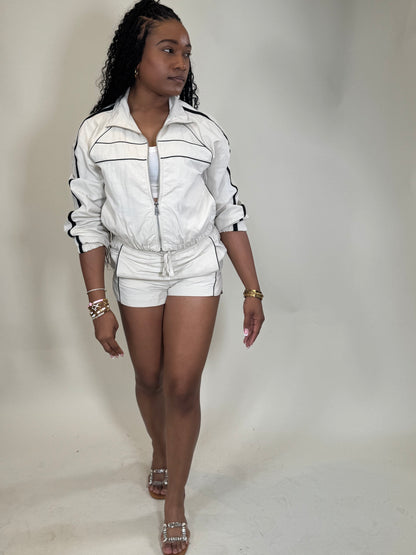 One More Shot Windbreaker Short Set