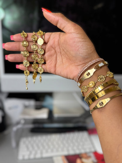Vintage Coin Bracelet