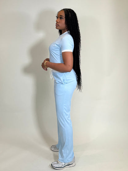 Spring’s Favorite Two Piece Flare Pants Set