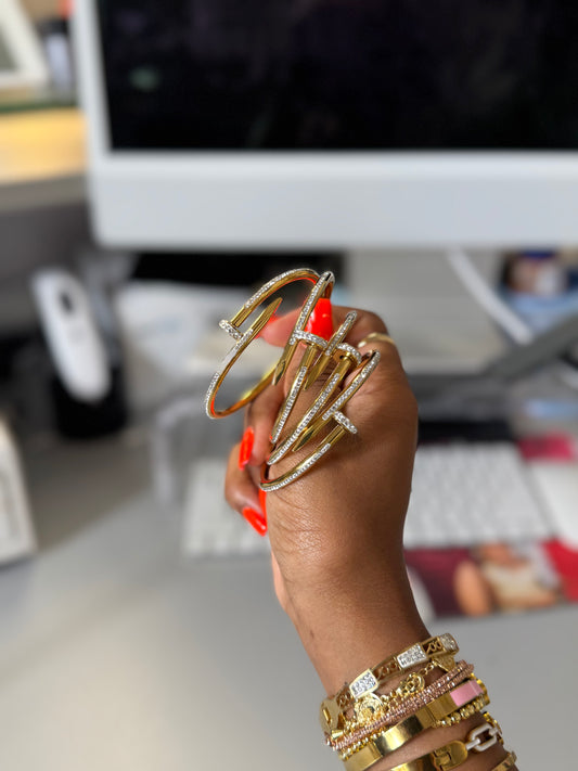 Nail Studded Bangle