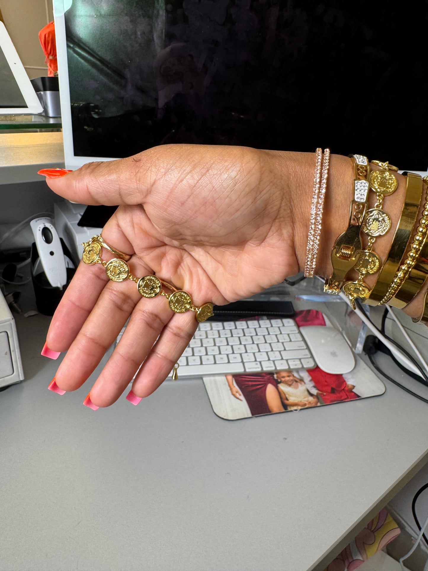 Vintage Coin Bracelet